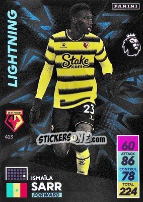 Sticker Ismaila Sarr - English Premier League 2021-2022. Adrenalyn XL n. 413 - Panini