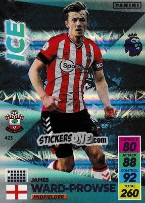 Sticker James Ward-Prowse - English Premier League 2021-2022. Adrenalyn XL n. 423 - Panini