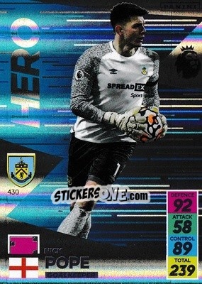 Sticker Nick Pope - English Premier League 2021-2022. Adrenalyn XL n. 430 - Panini