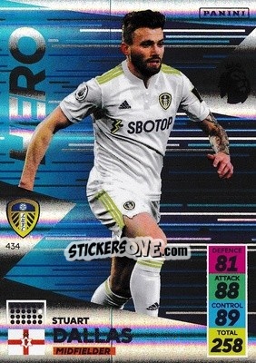 Sticker Stuart Dallas - English Premier League 2021-2022. Adrenalyn XL n. 434 - Panini