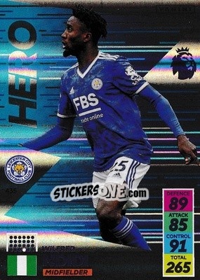 Sticker Wilfred Ndidi - English Premier League 2021-2022. Adrenalyn XL n. 435 - Panini