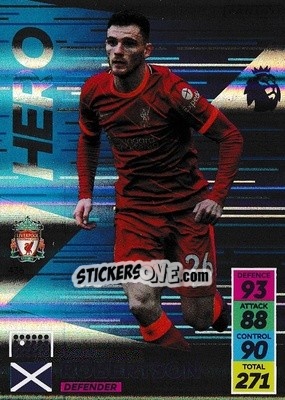 Sticker Andrew Robertson - English Premier League 2021-2022. Adrenalyn XL - Panini