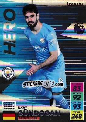 Sticker Ilkay Gündogan - English Premier League 2021-2022. Adrenalyn XL n. 437 - Panini