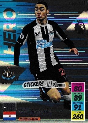 Sticker Miguel Almiron - English Premier League 2021-2022. Adrenalyn XL n. 439 - Panini