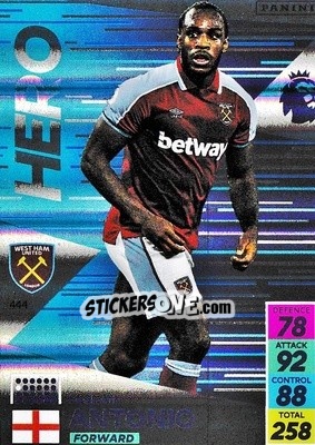 Figurina Michail Antonio - English Premier League 2021-2022. Adrenalyn XL - Panini