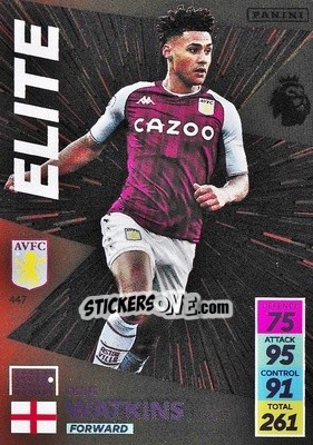 Sticker Ollie Watkins - English Premier League 2021-2022. Adrenalyn XL n. 447 - Panini
