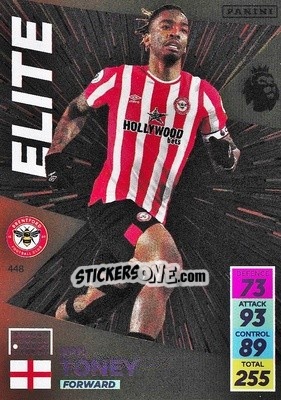 Sticker Ivan Toney - English Premier League 2021-2022. Adrenalyn XL - Panini