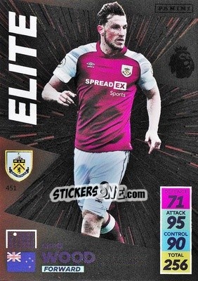 Sticker Chris Wood - English Premier League 2021-2022. Adrenalyn XL n. 451 - Panini