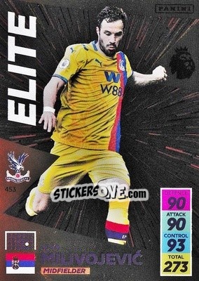 Sticker Luka Milivojevic - English Premier League 2021-2022. Adrenalyn XL n. 453 - Panini