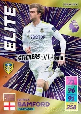 Sticker Patrick Bamford - English Premier League 2021-2022. Adrenalyn XL n. 455 - Panini
