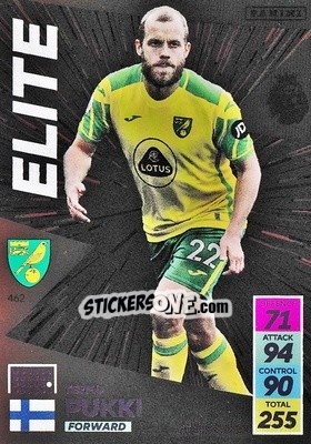 Sticker Teemu Pukki - English Premier League 2021-2022. Adrenalyn XL n. 462 - Panini