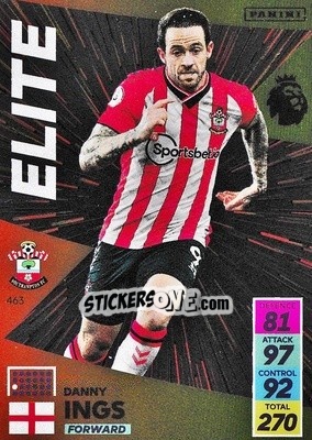 Sticker Danny Ings - English Premier League 2021-2022. Adrenalyn XL - Panini