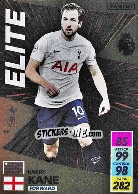 Sticker Harry Kane - English Premier League 2021-2022. Adrenalyn XL n. 464 - Panini