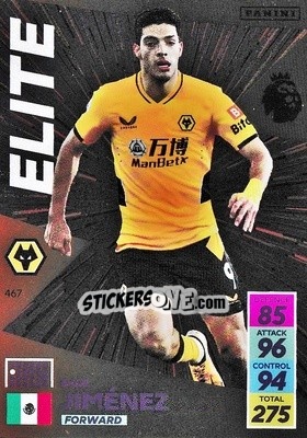 Cromo Raul Jiménez - English Premier League 2021-2022. Adrenalyn XL - Panini