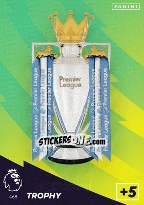 Sticker Premier League Trophy - English Premier League 2021-2022. Adrenalyn XL n. 468 - Panini