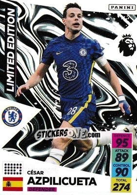 Sticker Cesar Azpilicueta - English Premier League 2021-2022. Adrenalyn XL n. LE-CA - Panini