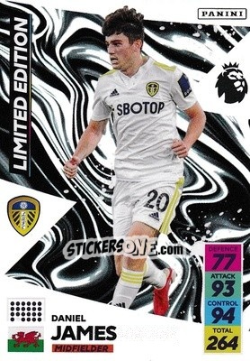 Sticker Daniel James - English Premier League 2021-2022. Adrenalyn XL n. LE-DJ - Panini