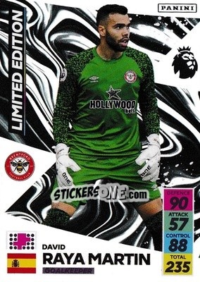 Sticker David Raya Martin - English Premier League 2021-2022. Adrenalyn XL n. LE-DRM - Panini