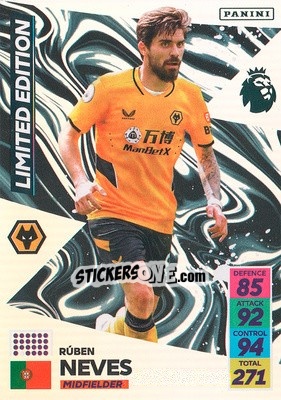 Cromo Ruben Neves - English Premier League 2021-2022. Adrenalyn XL - Panini