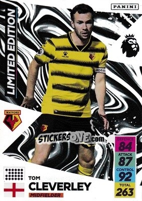 Sticker Tom Cleverley - English Premier League 2021-2022. Adrenalyn XL n. LE-TC - Panini