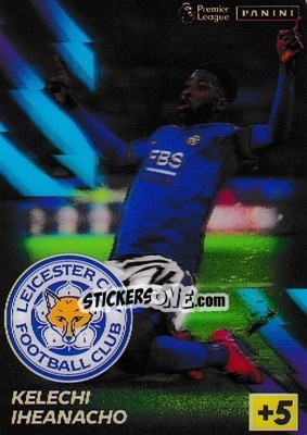 Cromo Kelechi Iheanacho - English Premier League 2021-2022. Adrenalyn XL - Panini