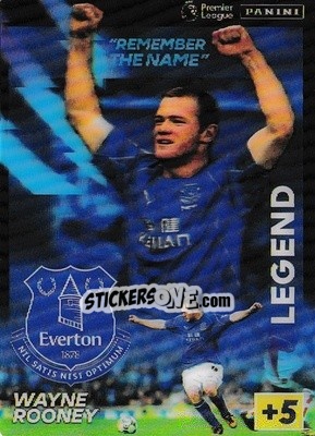 Figurina Wayne Rooney - English Premier League 2021-2022. Adrenalyn XL - Panini