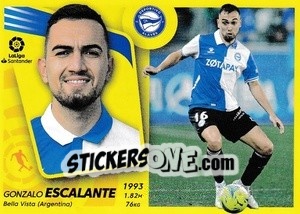 Sticker Gonzalo Escalante - Liga Spagnola 2021-2022 n. M1 - Colecciones ESTE