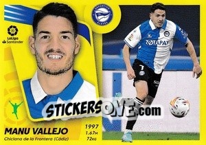 Sticker Manu Vallejo - Liga Spagnola 2021-2022 n. M3 - Colecciones ESTE