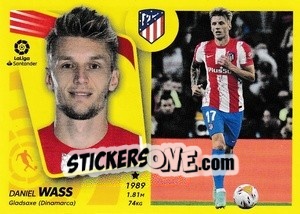Sticker Daniel Wass - Liga Spagnola 2021-2022 n. M6 - Colecciones ESTE