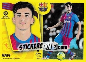 Sticker Gavi - Liga Spagnola 2021-2022 n. M9 - Colecciones ESTE