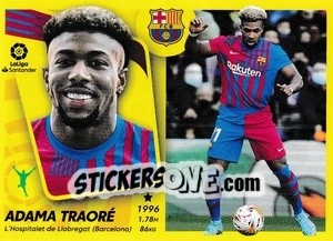 Sticker Adama Traoré - Liga Spagnola 2021-2022 n. M10 - Colecciones ESTE