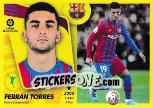 Sticker Ferran Torres - Liga Spagnola 2021-2022 n. M11 - Colecciones ESTE