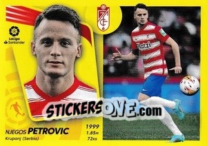 Sticker Njegoš Petrović - Liga Spagnola 2021-2022 n. M24 - Colecciones ESTE