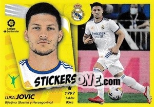 Sticker Luka Jović - Liga Spagnola 2021-2022 n. M28 - Colecciones ESTE