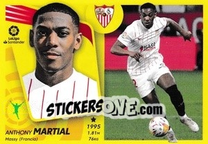 Sticker Anthony Martial - Liga Spagnola 2021-2022 n. M34 - Colecciones ESTE
