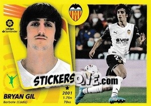 Sticker Bryan Gil - Liga Spagnola 2021-2022 n. M37 - Colecciones ESTE