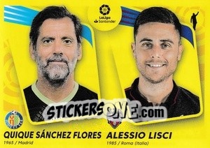 Sticker Quique Sánchez Flores / Alessio Lisci - Liga Spagnola 2021-2022 n. M42 - Colecciones ESTE