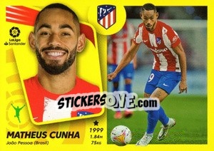 Sticker Matheus Cunha (14BIS) - Liga Spagnola 2021-2022 n. 95 - Colecciones ESTE