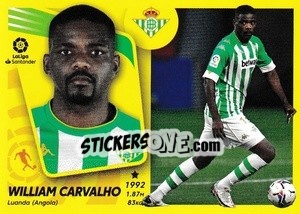 Sticker William Carvalho (16BIS) - Liga Spagnola 2021-2022 n. 158 - Colecciones ESTE