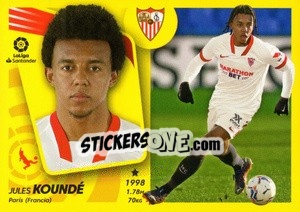 Sticker Koundé (9) - Liga Spagnola 2021-2022 n. 529 - Colecciones ESTE