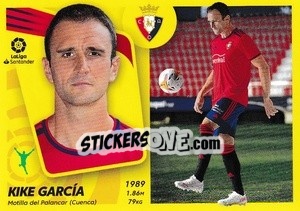 Sticker 3 Kike García (C. At. Osasuna) - Liga Spagnola 2021-2022 - Colecciones ESTE