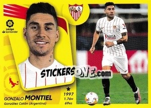 Sticker 46 Montiel (Sevilla FC) - Liga Spagnola 2021-2022 - Colecciones ESTE