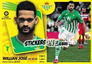 Cromo 53 Willian José (Real Betis) - Liga Spagnola 2021-2022 - Colecciones ESTE