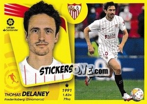 Sticker 55 Delaney (Sevilla FC) - Liga Spagnola 2021-2022 n. 705 - Colecciones ESTE