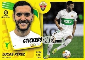 Sticker 56 Lucas Pérez (Elche CF) - Liga Spagnola 2021-2022 n. 706 - Colecciones ESTE