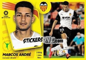 Cromo 62 Marcos André (Valencia CF) - Liga Spagnola 2021-2022 n. 712 - Colecciones ESTE