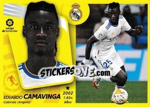 Sticker 64 Camavinga (Real Madrid) - Liga Spagnola 2021-2022 n. 714 - Colecciones ESTE