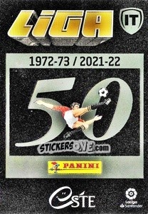 Figurina Logo conmemorativo 50 aniversario (1) - Liga Spagnola 2021-2022 - Colecciones ESTE