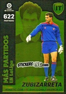 Sticker Zubizarreta - Más Partidos En Laliga (2) - Liga Spagnola 2021-2022 n. 722 - Colecciones ESTE