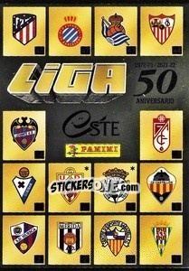 Figurina Ranking 50 años (2) (5) - Liga Spagnola 2021-2022 - Colecciones ESTE